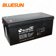 Bluesun Storage gel battery 12V 150Ah 200Ah charger with 3years warranty for 20kw off grid solar system